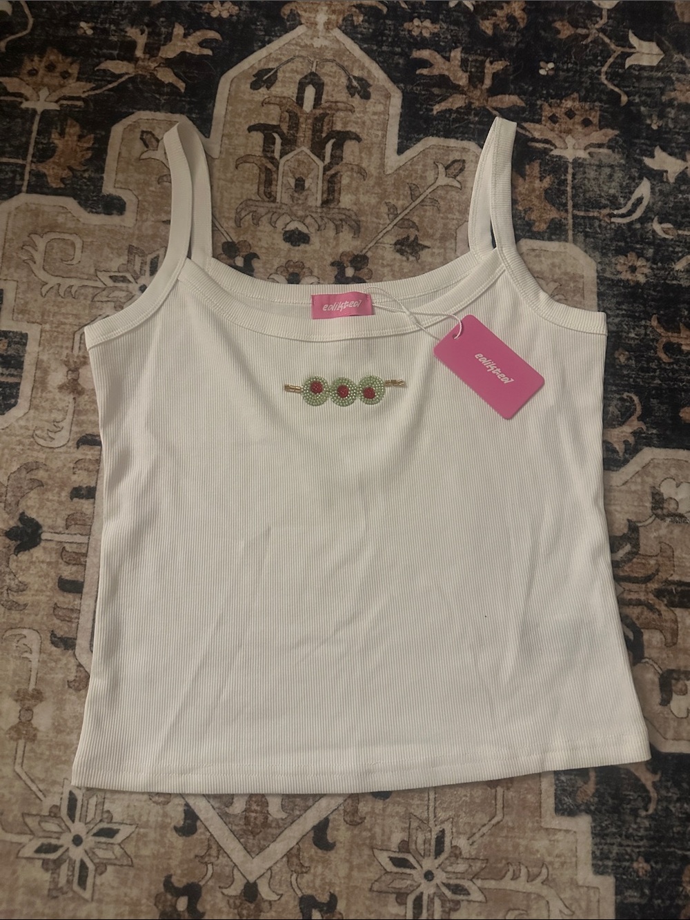 NWT Edikted Beaded Top